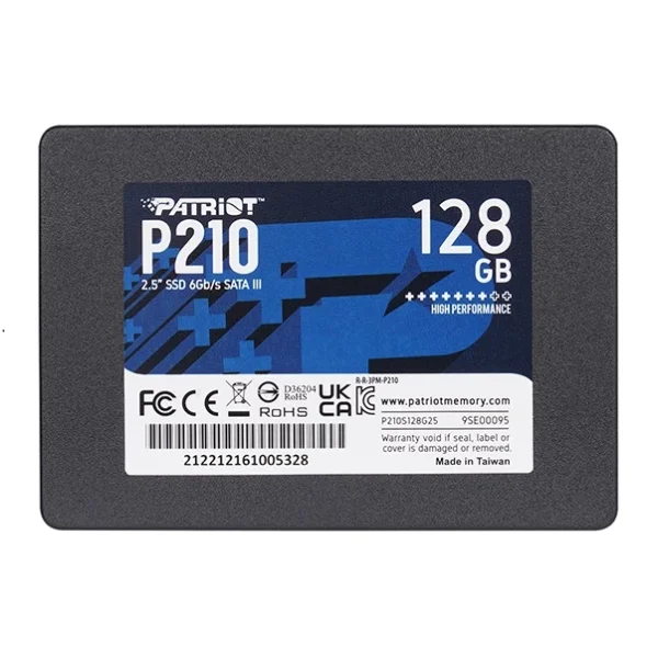 اس اس دی اینترنال SATA III پتریوت مدل P210 ظرفیت 128 گیگابایت